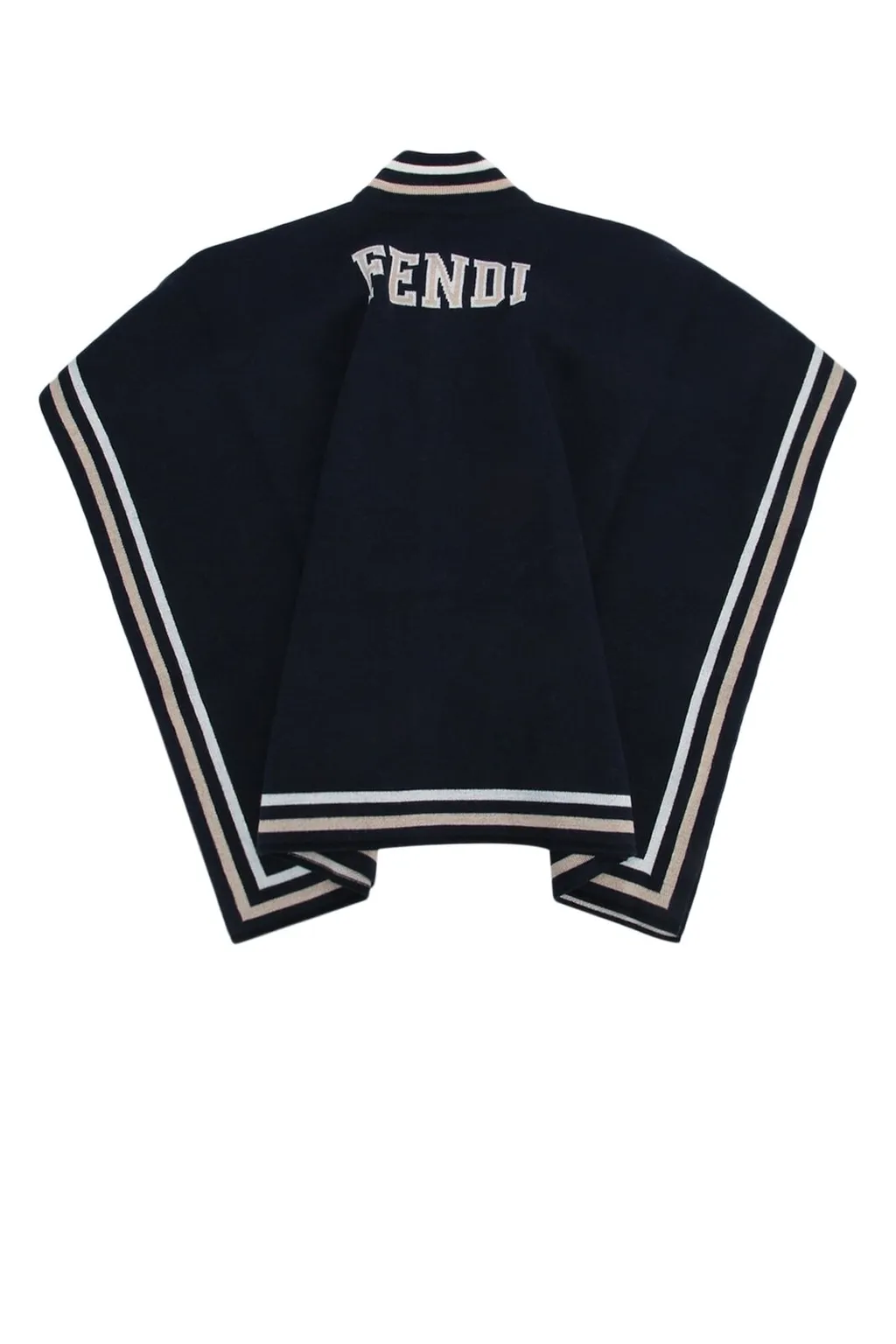 Fendi Kids Ff Intarsia Cape