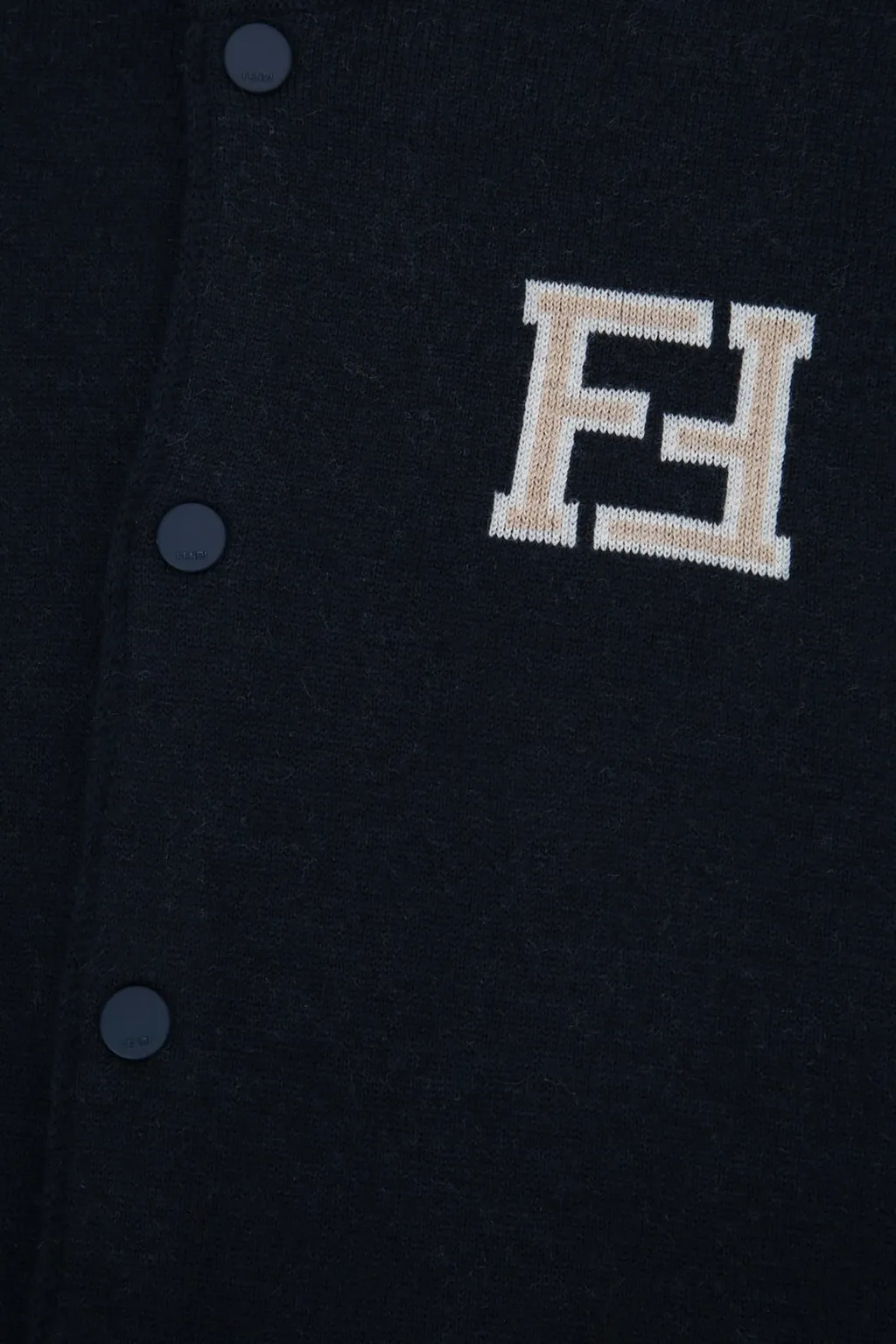 Fendi Kids Ff Intarsia Cape