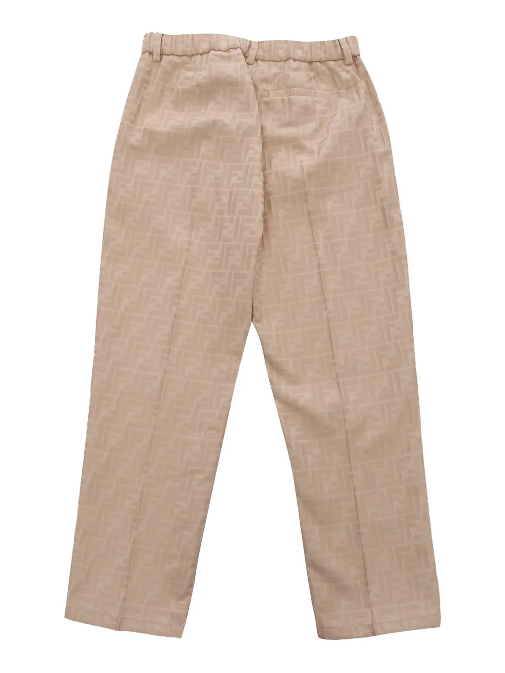 Fendi Kids Logo Monogrammed Straight-Leg Pants