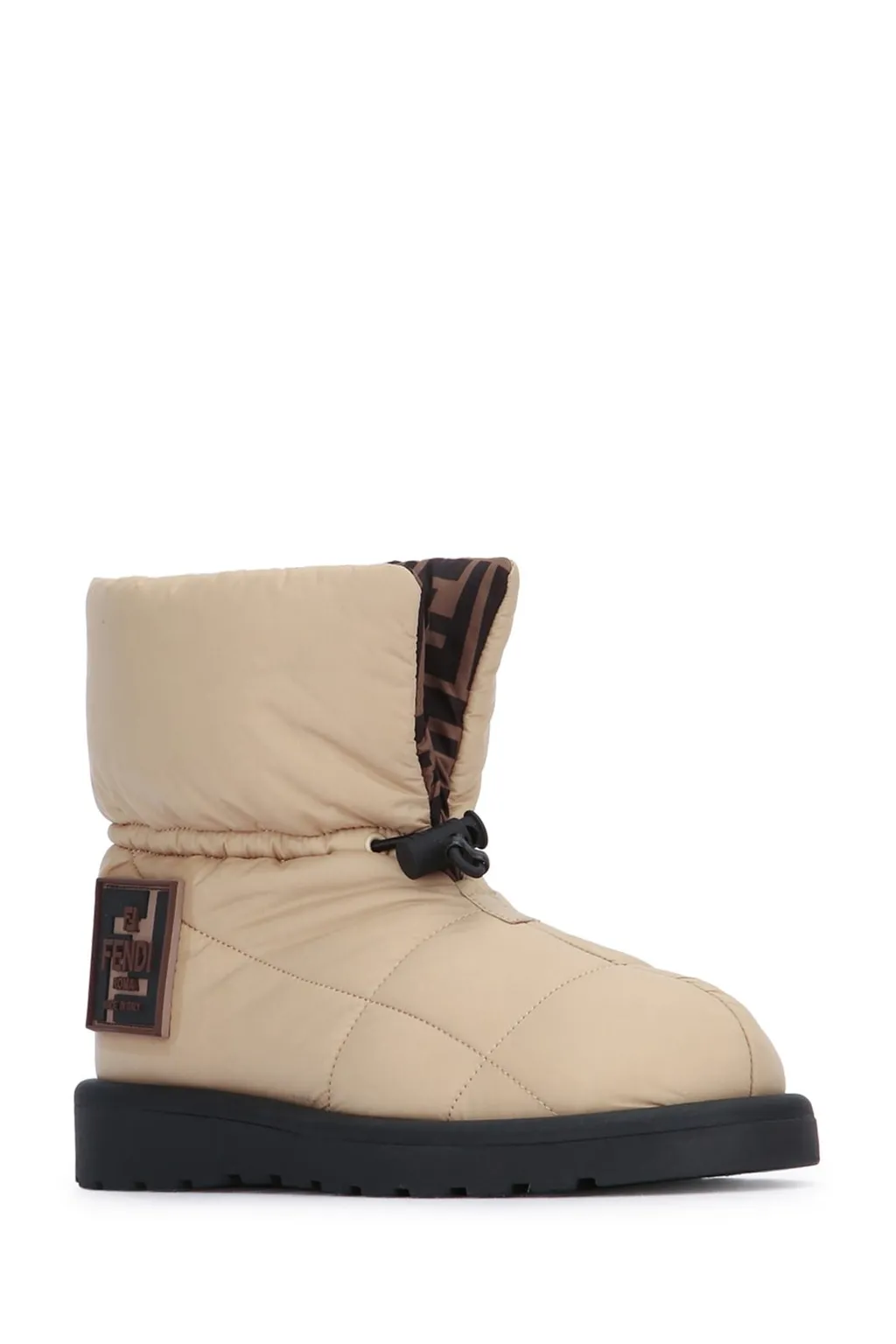 Fendi Kids Logo Patch Boots