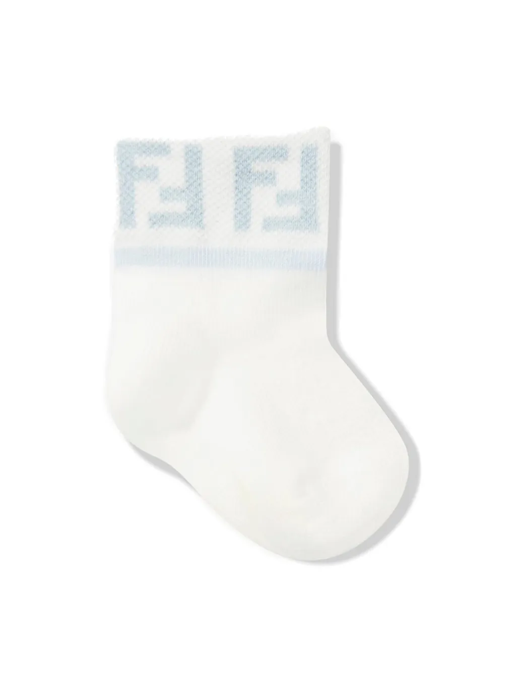 Fendi Kids Logo Intarsia Set Of Socks