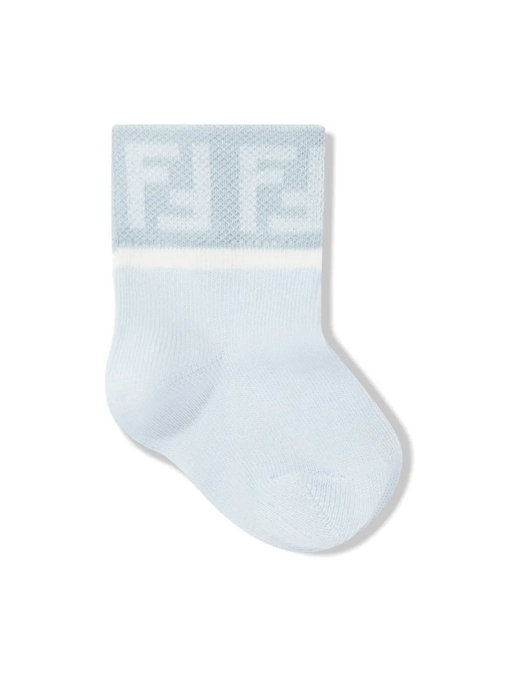 Fendi Kids Logo Intarsia Set Of Socks