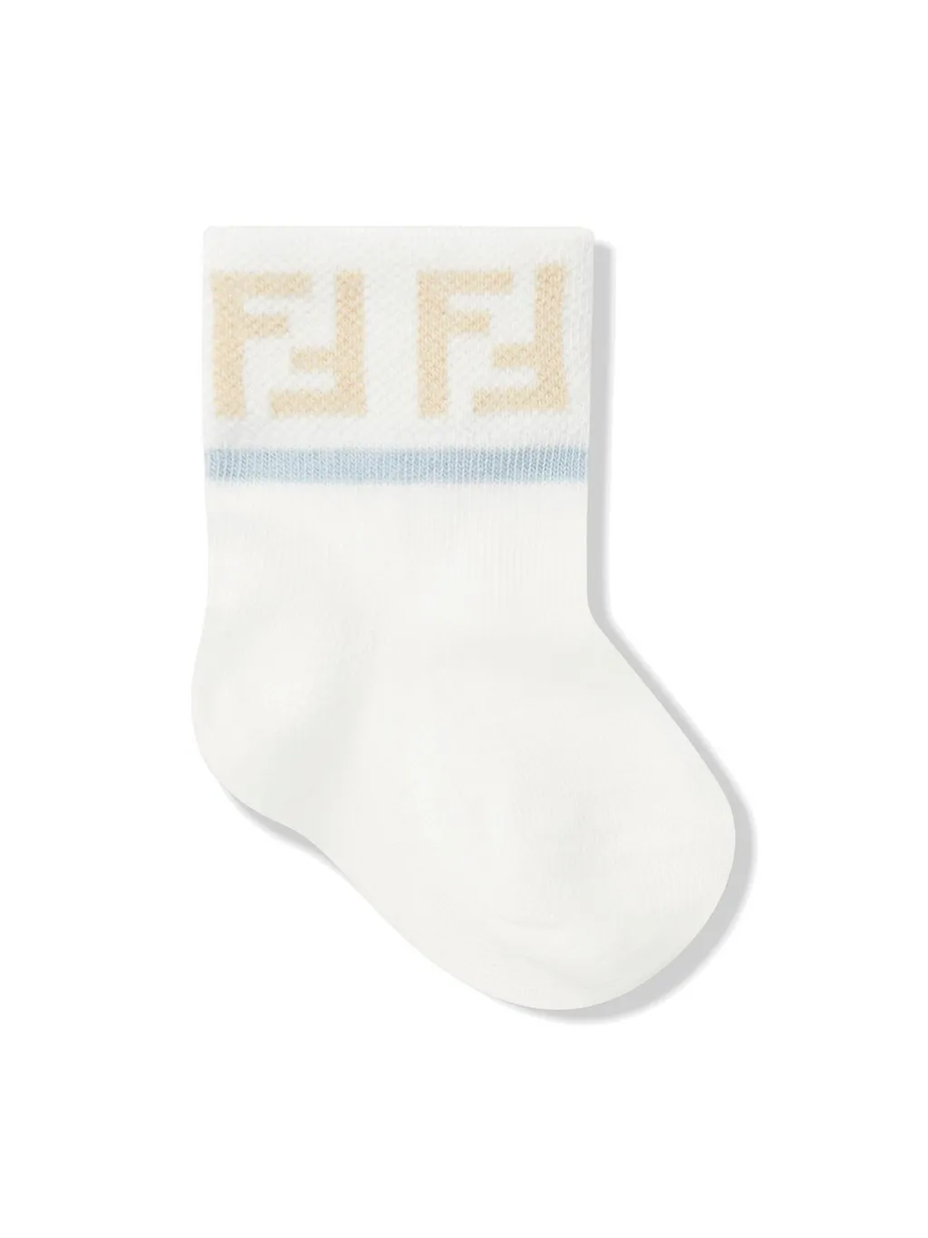 Fendi Kids Logo Intarsia Set Of Socks