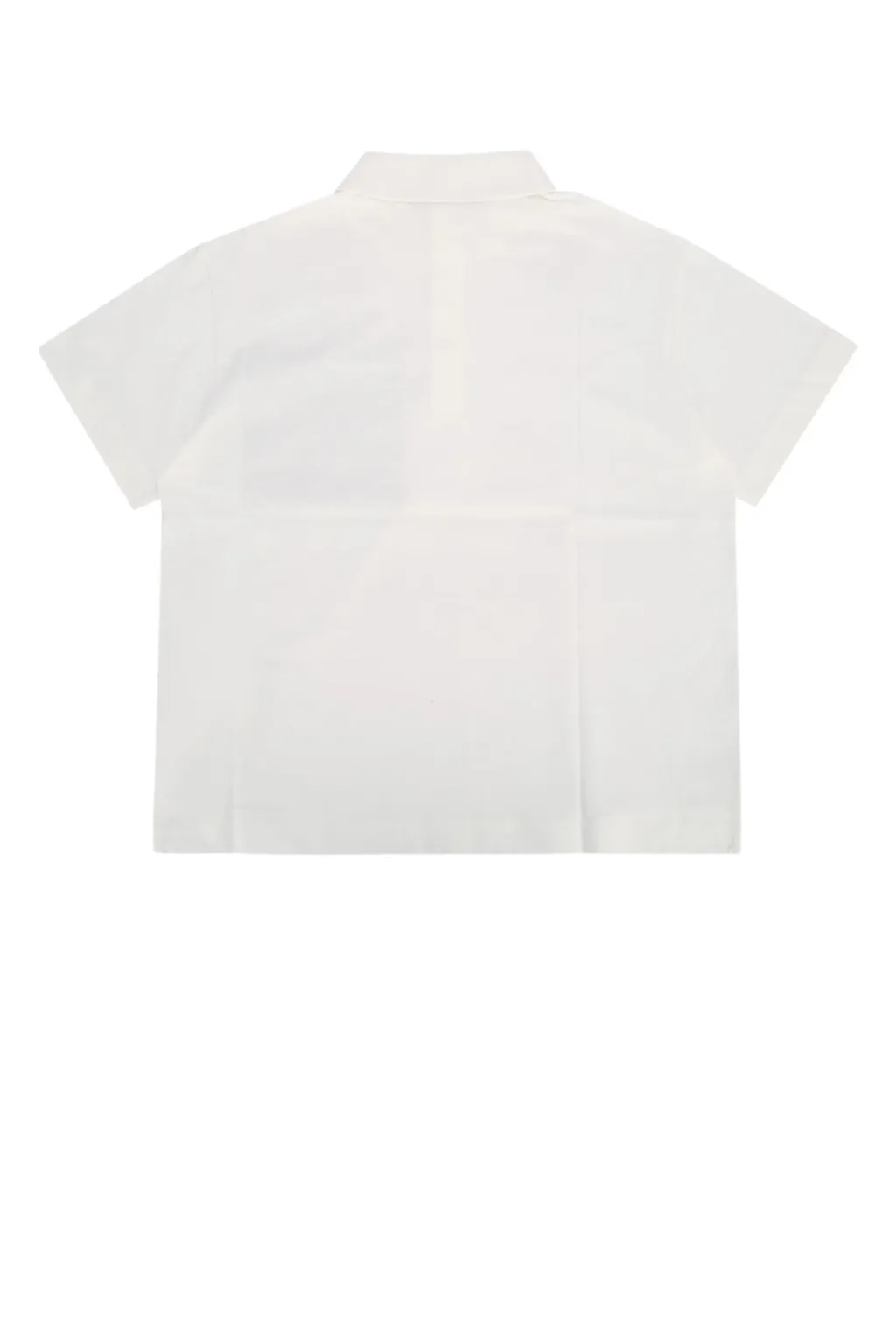 Fendi Kids Ff Logo Jacquard Polo Shirt