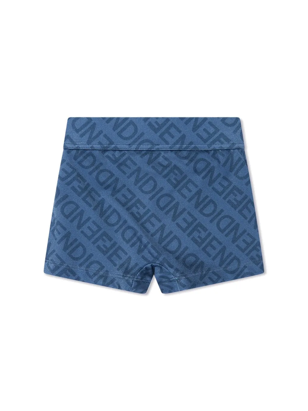 Fendi Kids Ff Logo Printed Swim Shorts