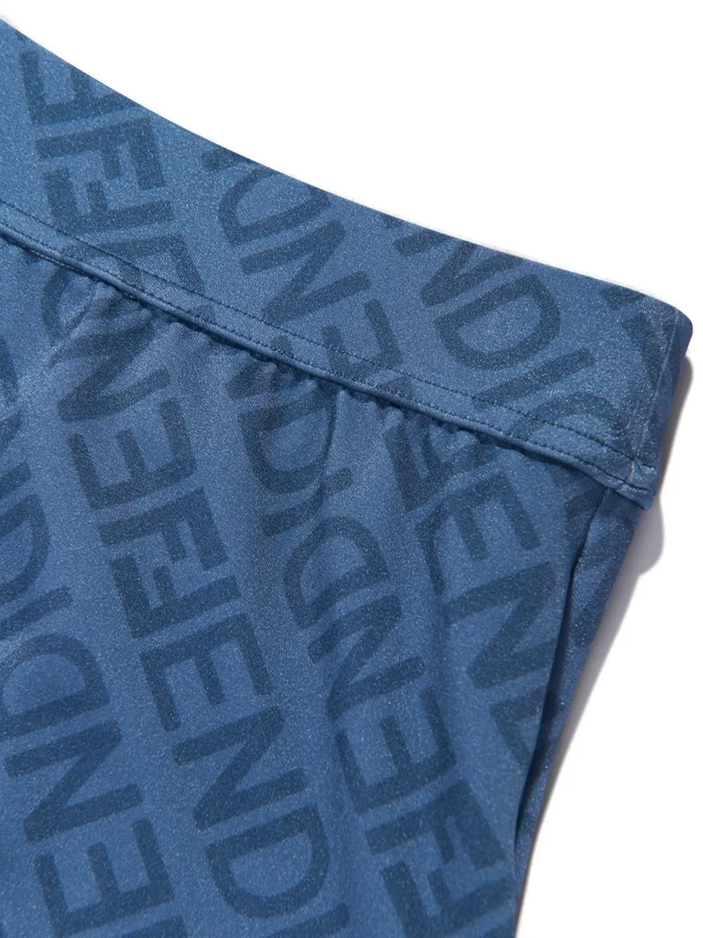 Fendi Kids Ff Logo Printed Swim Shorts