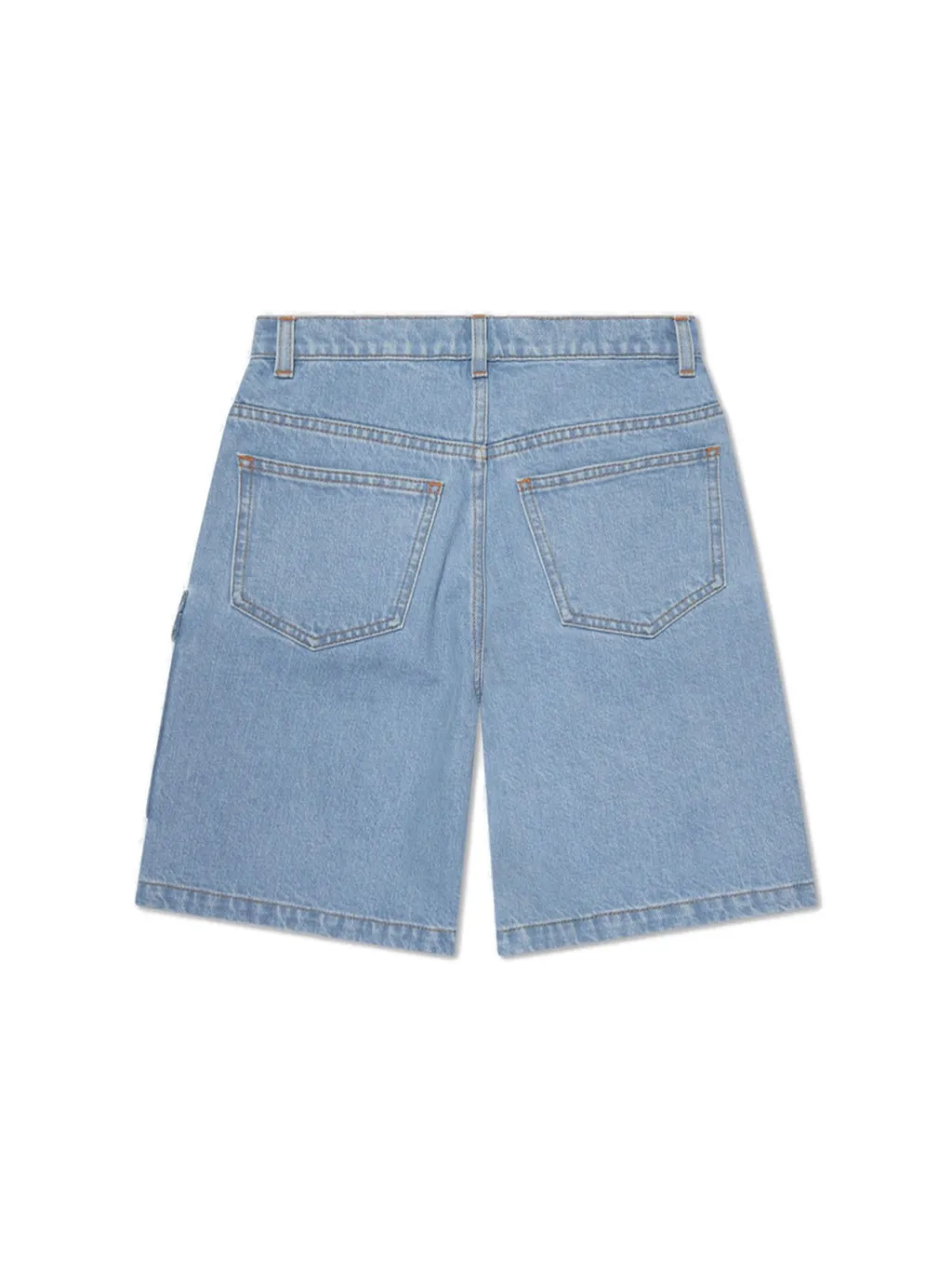 Fendi Kids Logo-Embroidered Denim Shorts