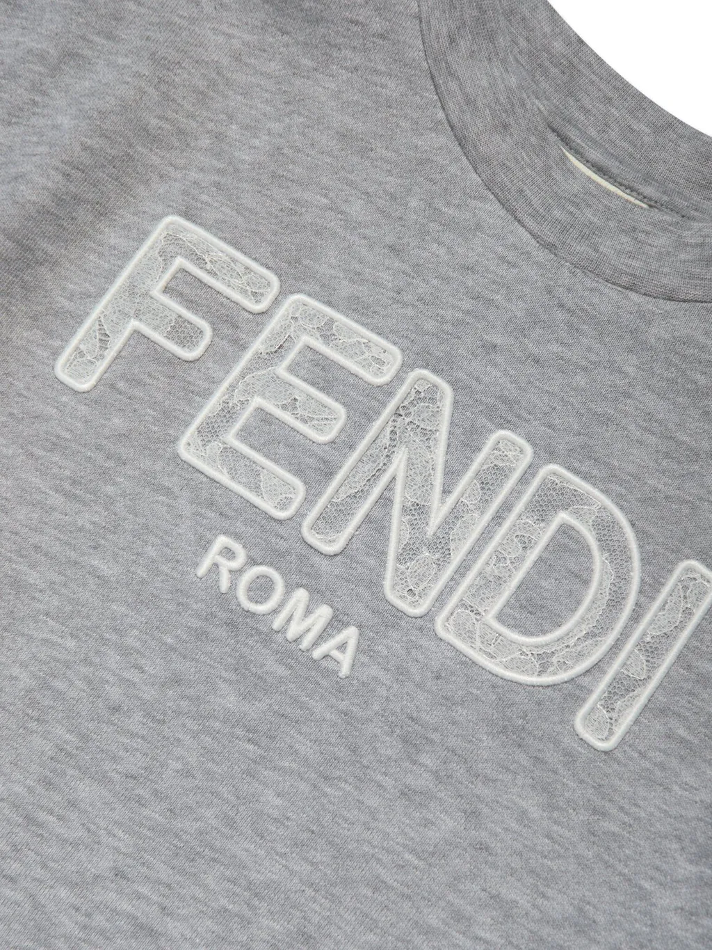 Fendi Kids Short-Sleeved Crewneck Dress