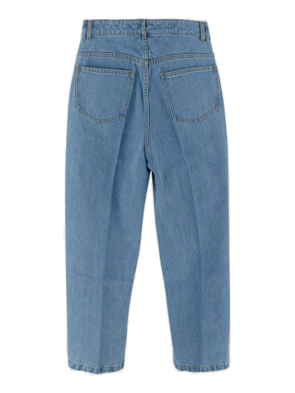 Fendi Kids Double F Straight Leg Denim Jeans
