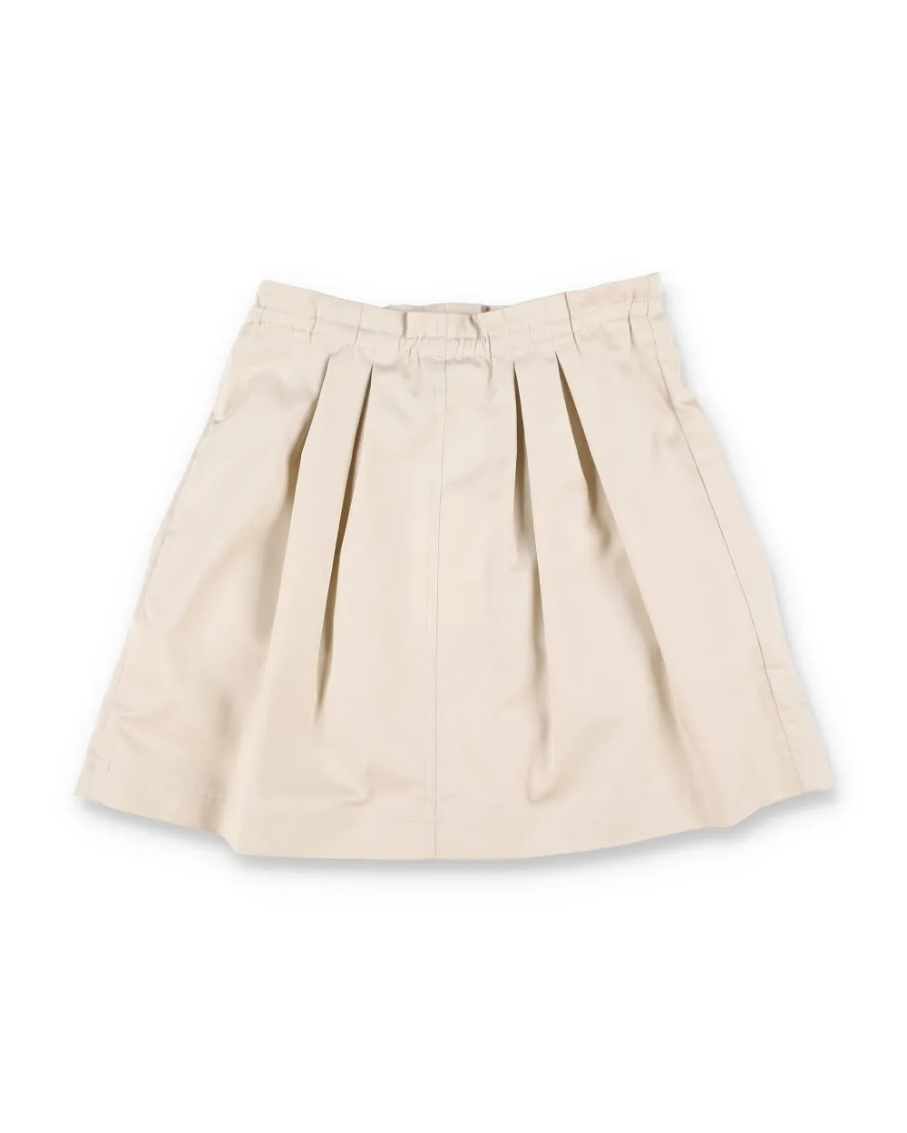 Gucci Kids Logo Plaque Pleated Skirt