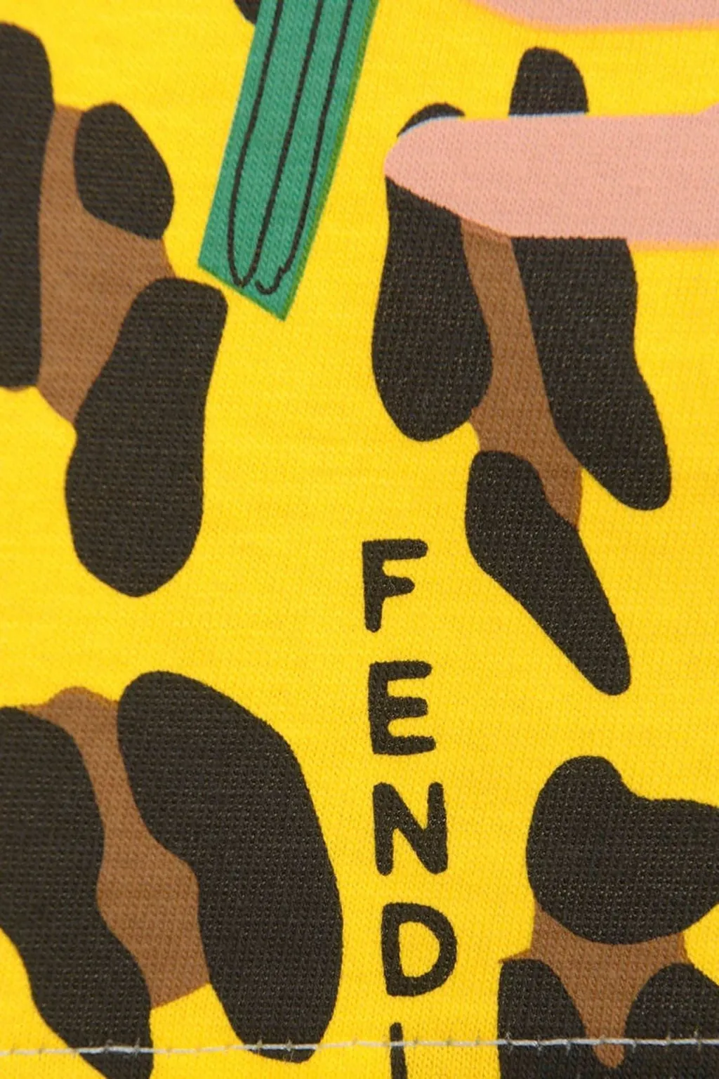 Fendi Kids Pattern-Printed Crewneck T-Shirt