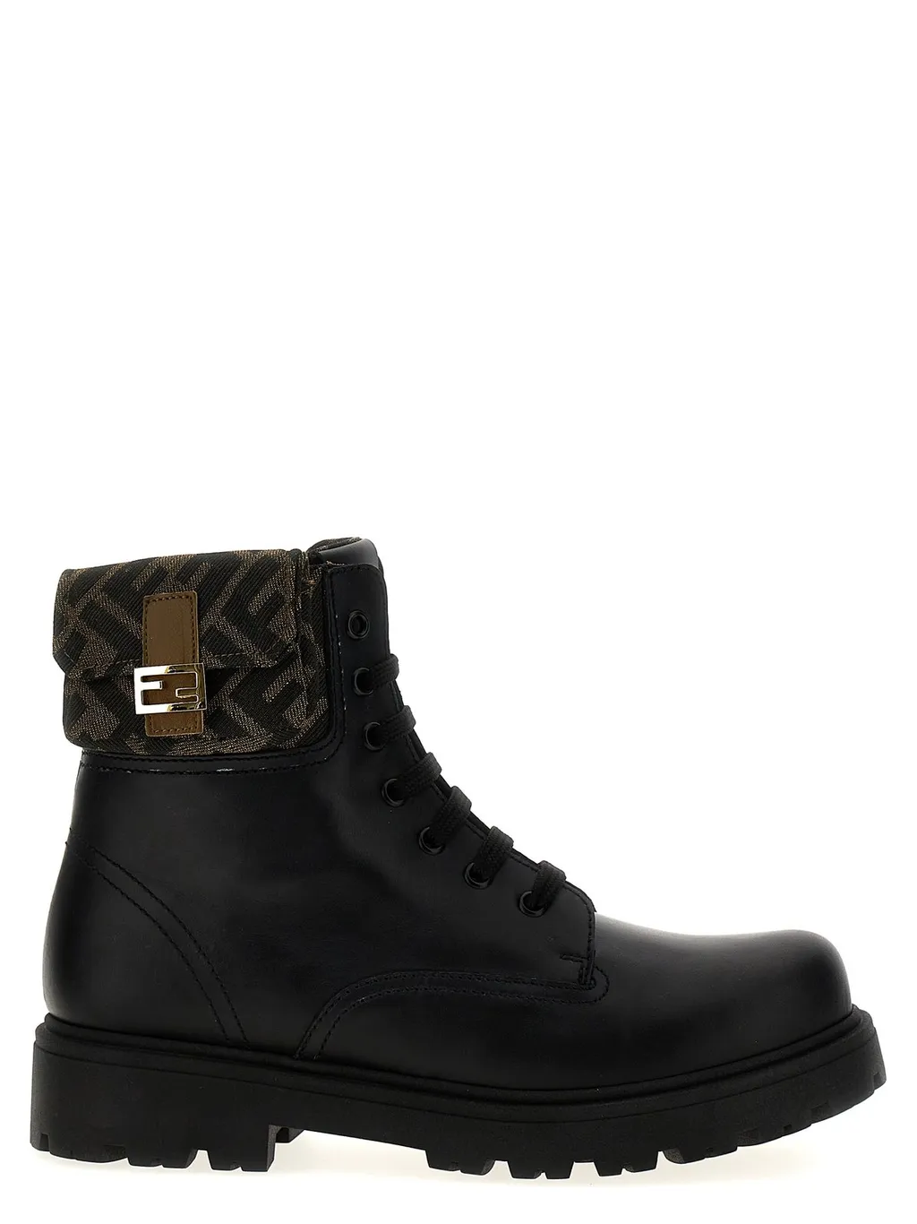Fendi Kids Junior Biker Ankle Boots
