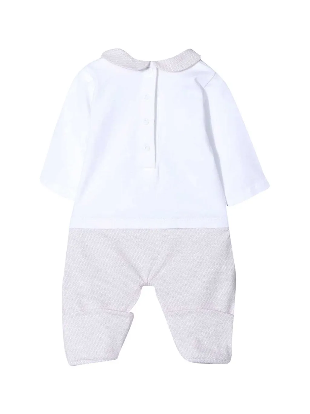 Fendi Kids Ff Patterned Babygrow Set