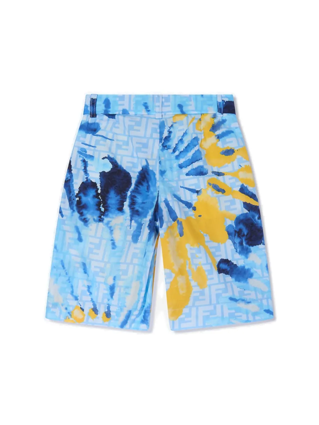 Fendi Kids Tie Dyed Shorts