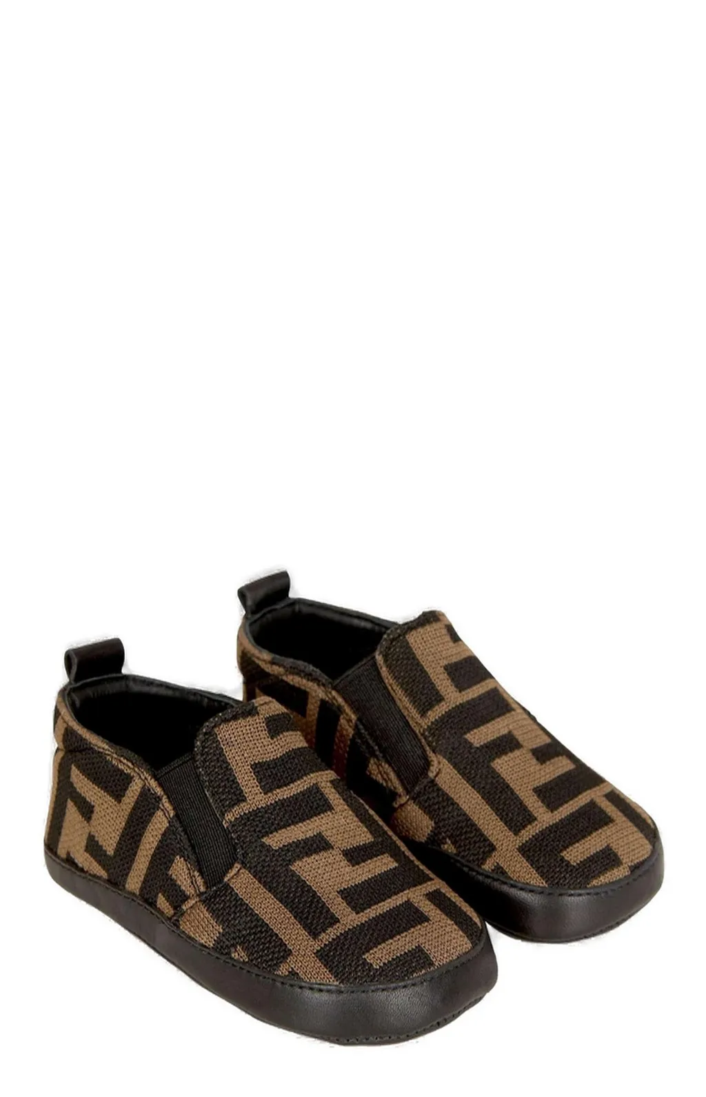 Fendi Kids Ff Motif Slip-On Sneakers