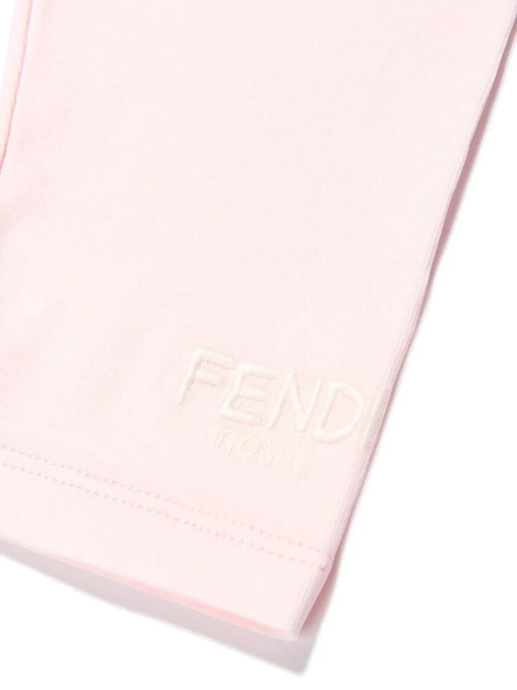 Fendi Kids Logo-Embroidered Leggings