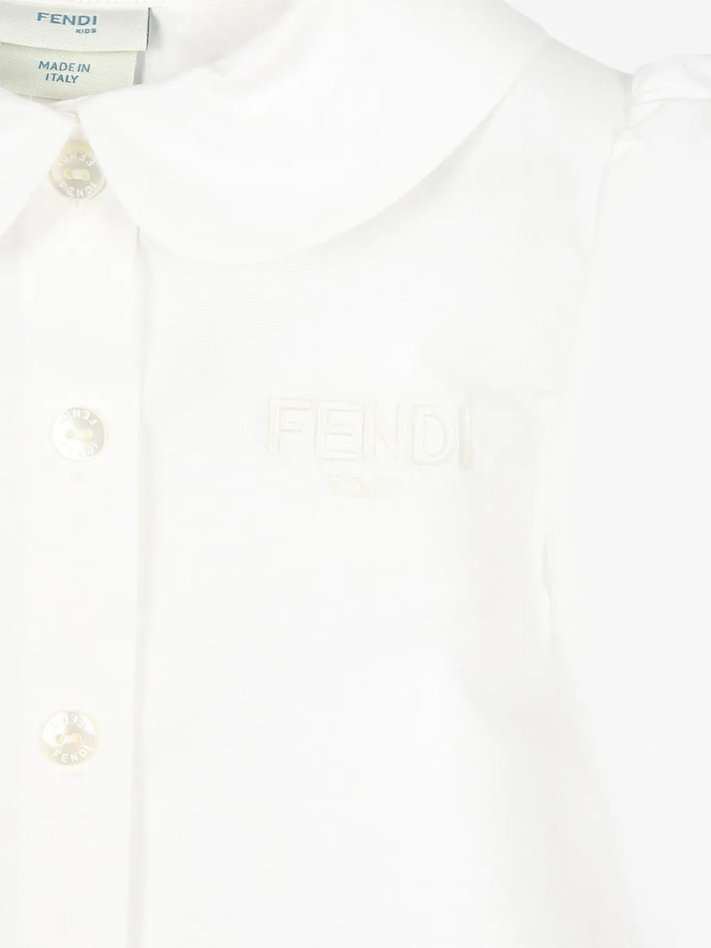 Fendi Kids Poplin Button-Up Shirt