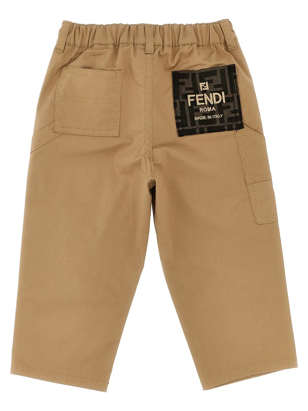 Fendi Kids Logo Patch Pants