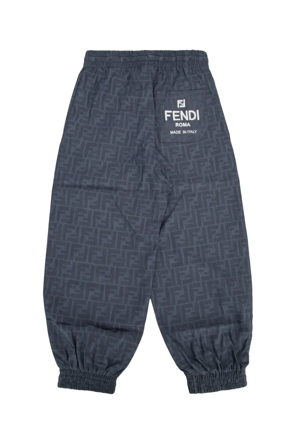 Fendi Kids Ff Monogrammed Drawstring Trousers