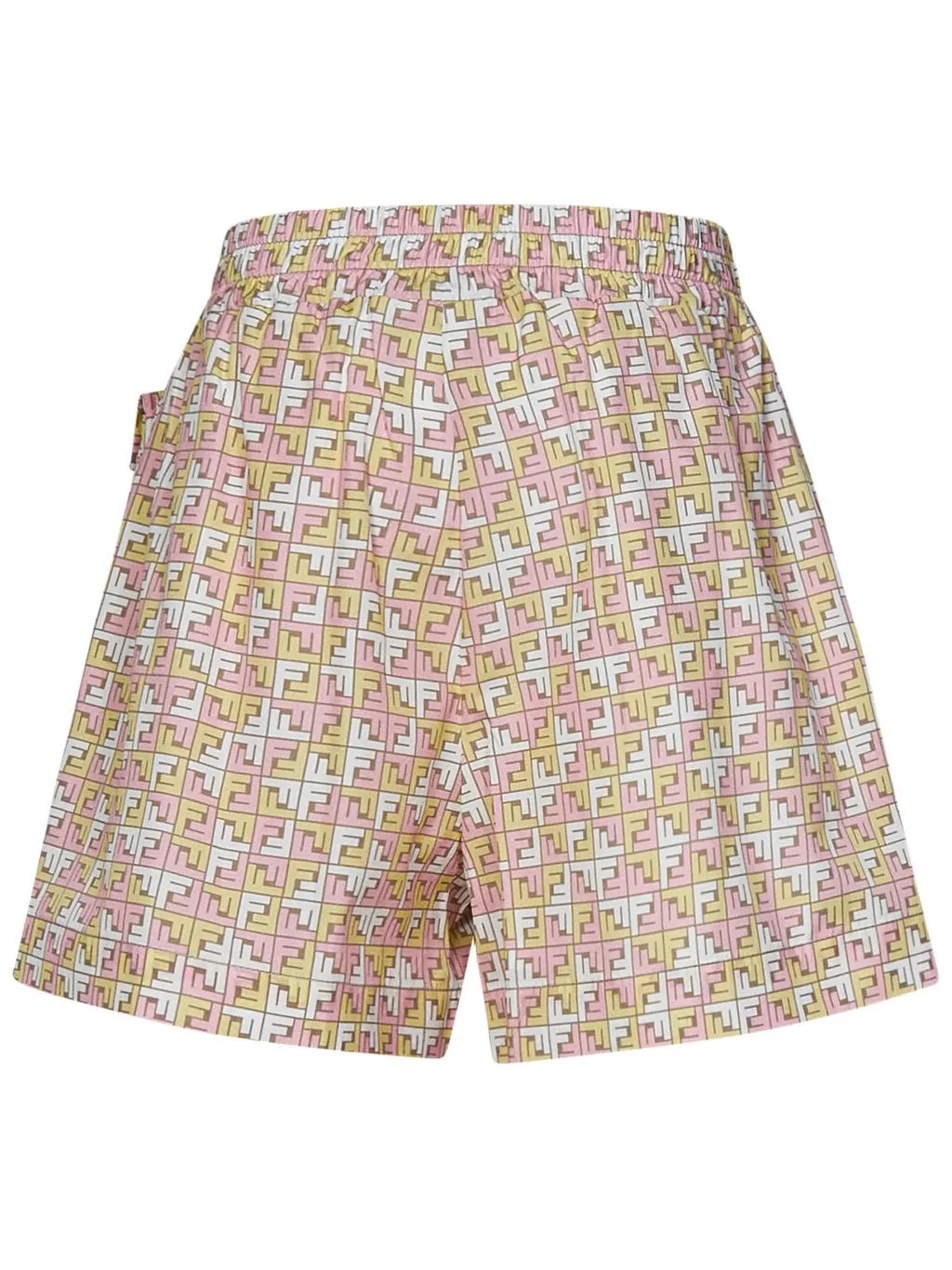Fendi Kids Ff Printed Elasticated Waistband Shorts