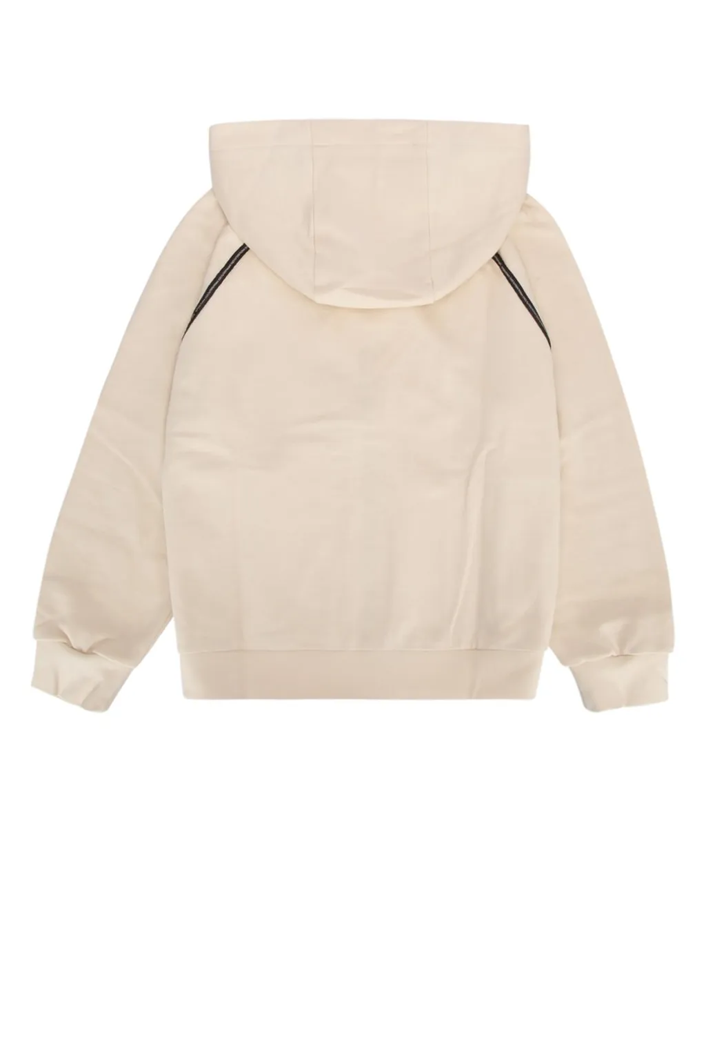 Fendi Kids Logo Embellished Zip-Up Hoodie