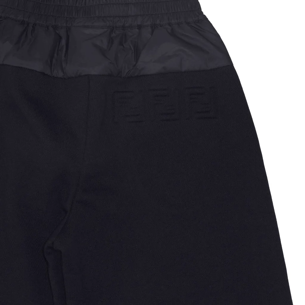 Fendi Kids Logo Detailed Contrast Waist Shorts