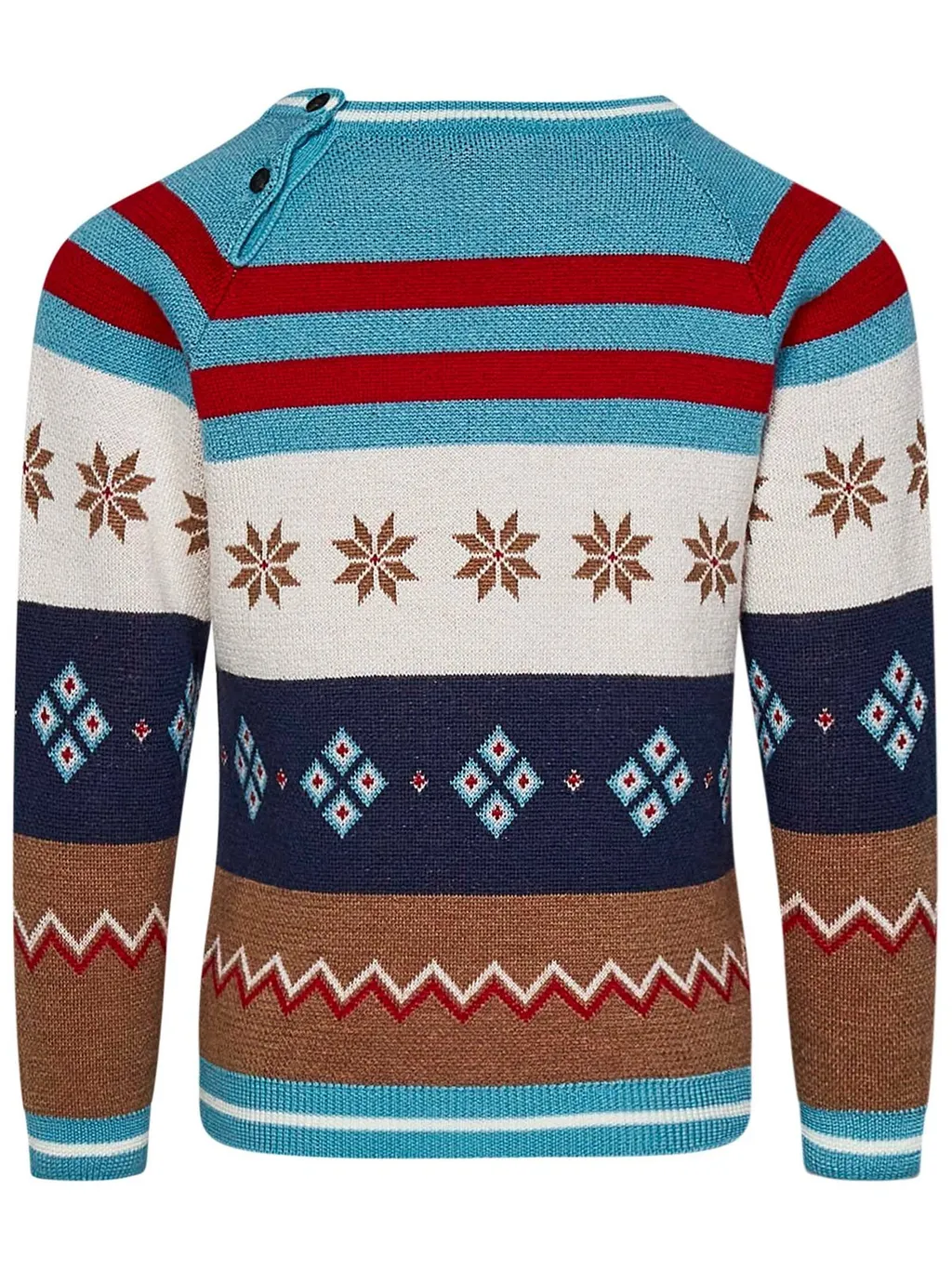 Fendi Kids Jacquard Crewneck Jumper