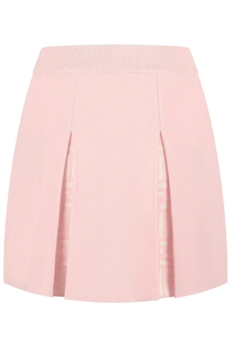 Fendi Kids Pleated Mini Skirt