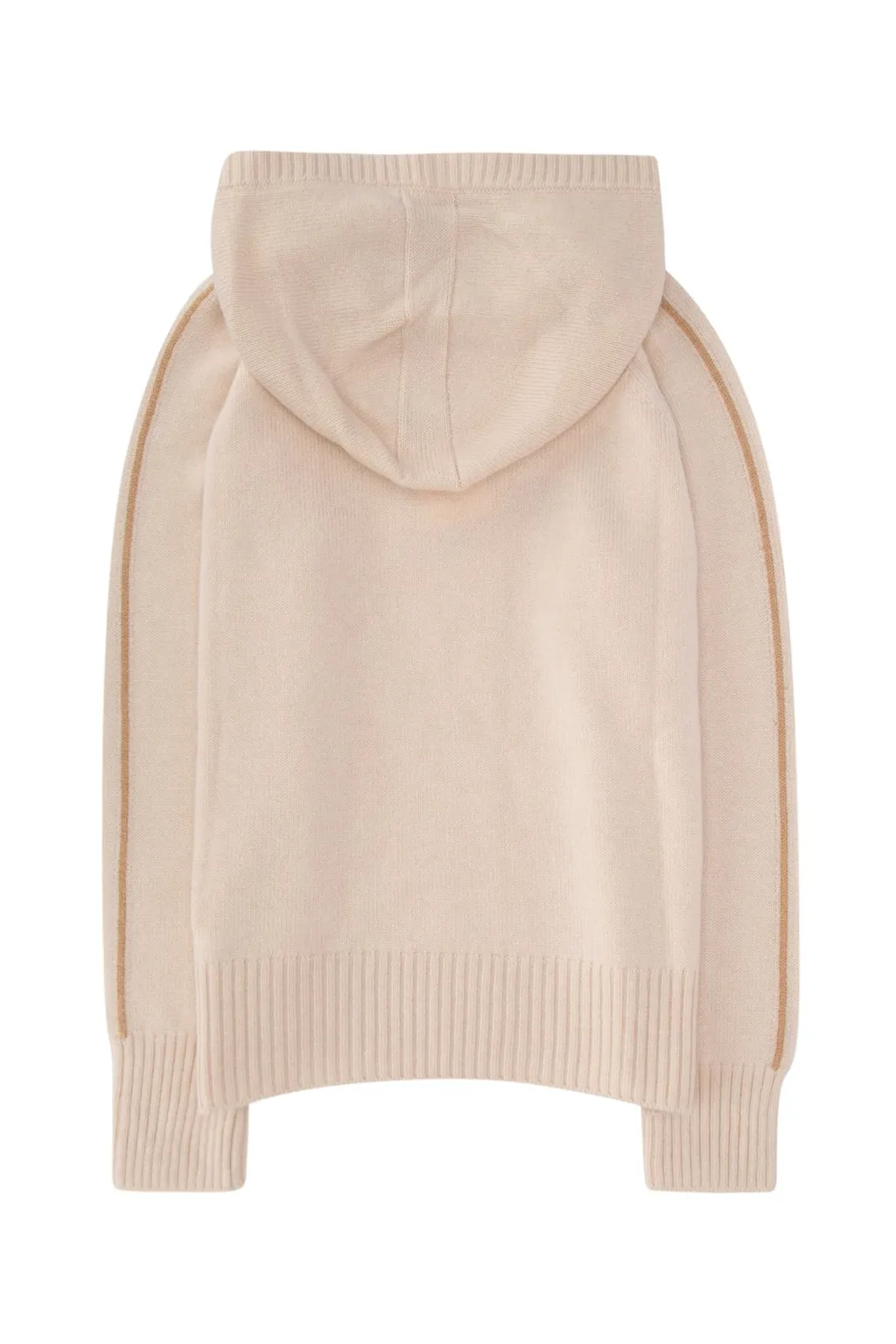 Fendi Kids Logo Intarsia Long-Sleeved Knitted Hoodie
