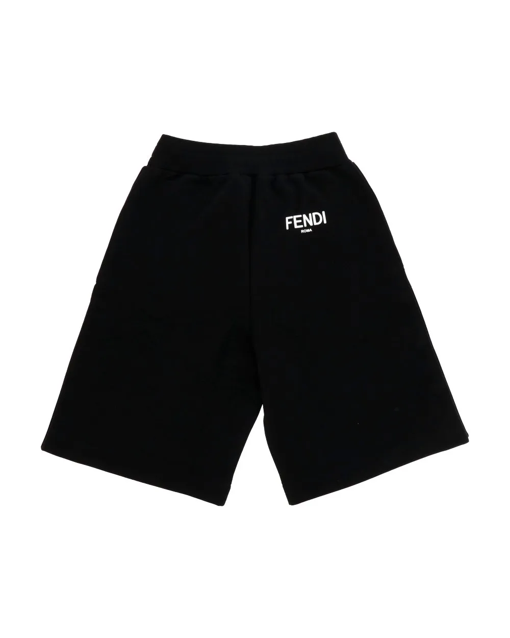 Fendi Kids Logo Printed Bermuda Shorts