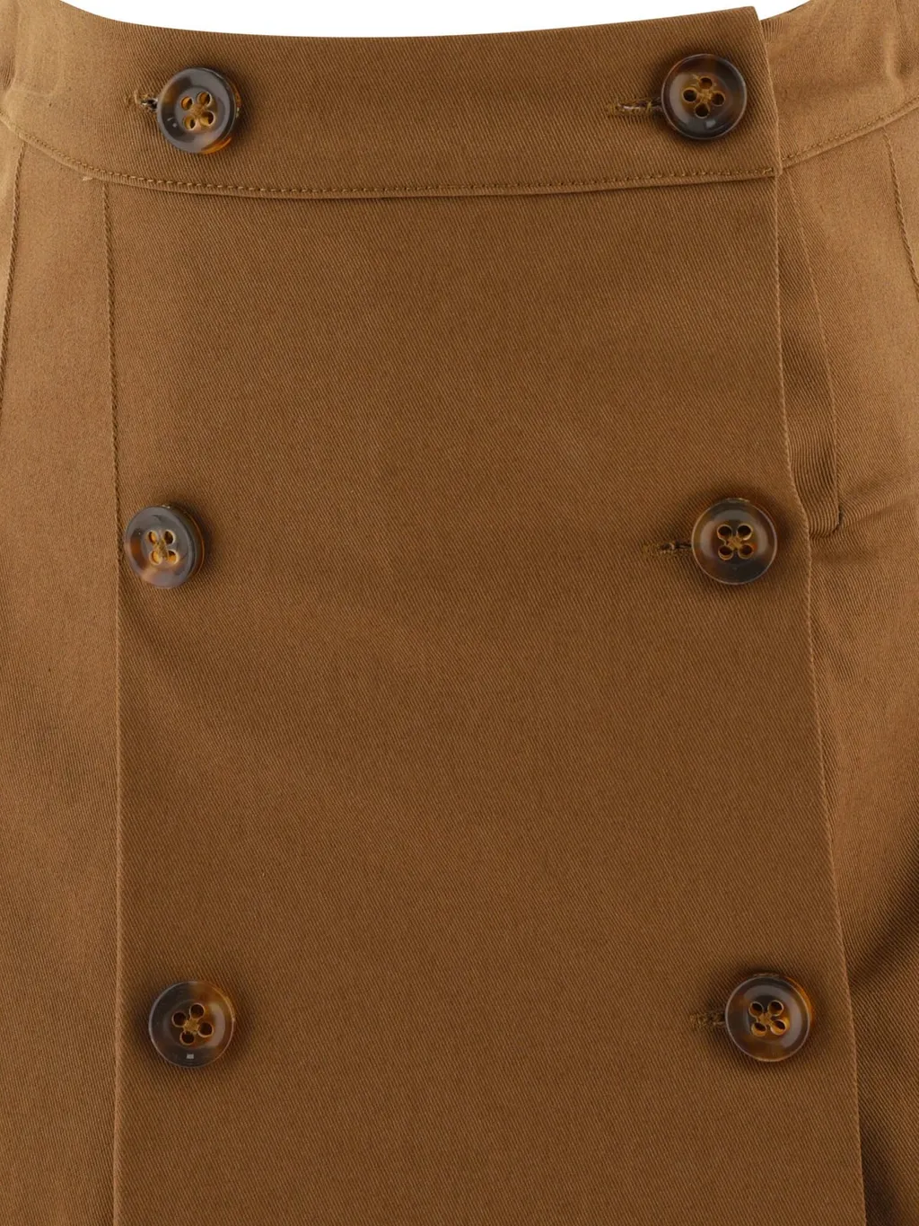Fendi Kids Double Breasted Pleated Skirt