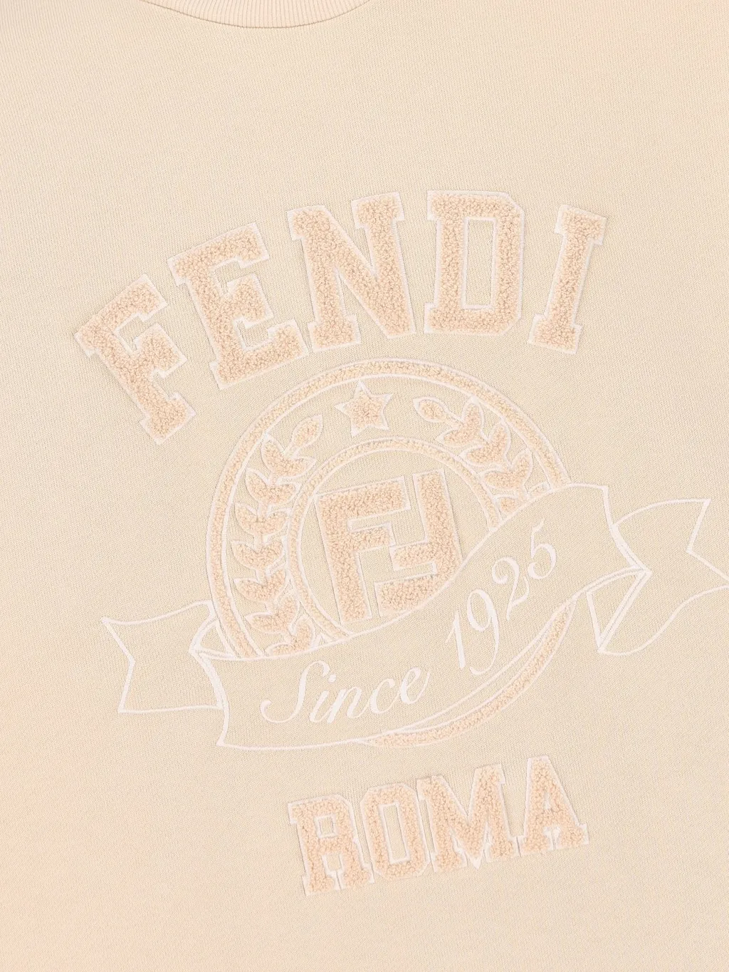 Fendi Kids Logo Detailed Crewneck Sweatshirt