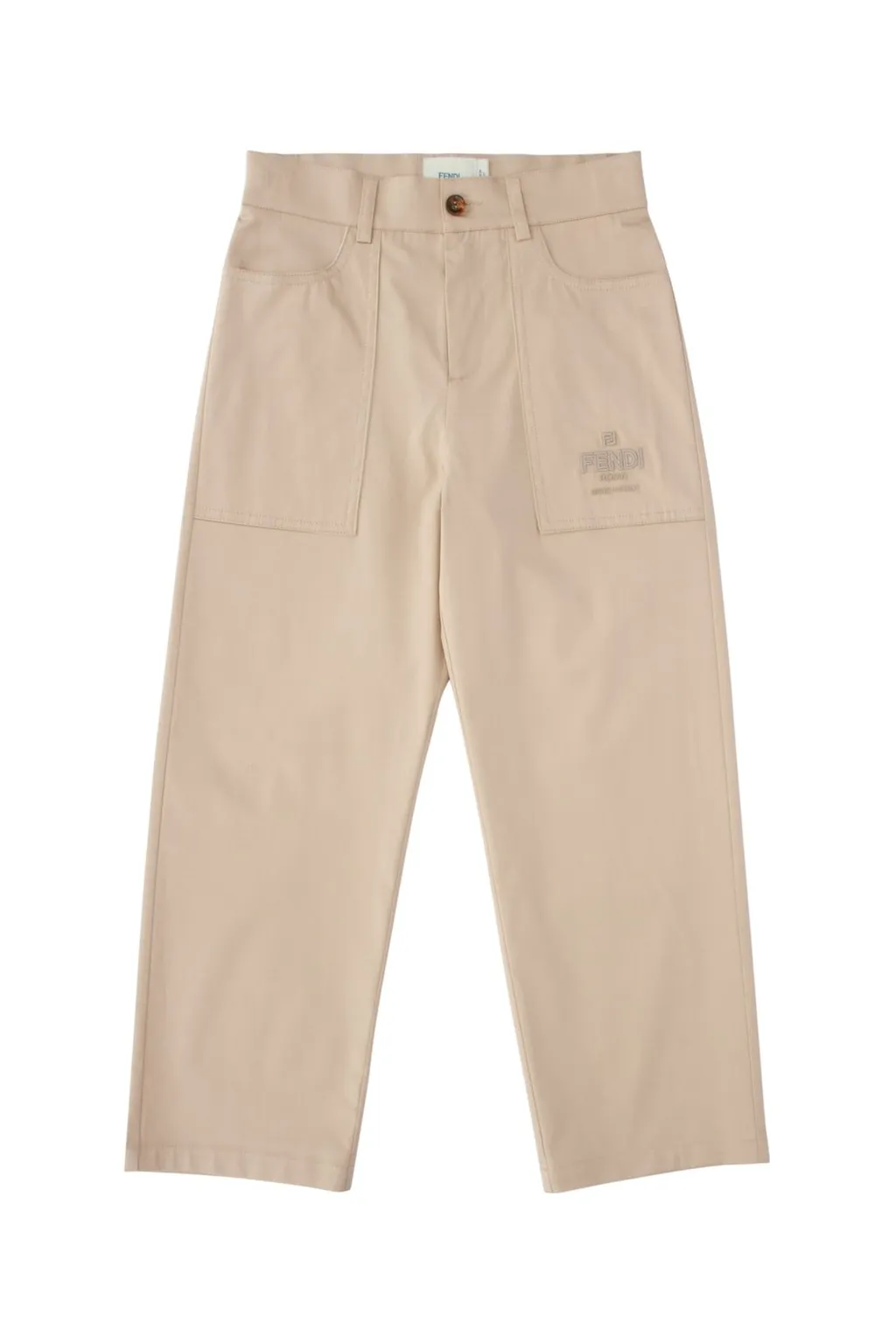 Fendi Kids Logo-Detailed Trousers