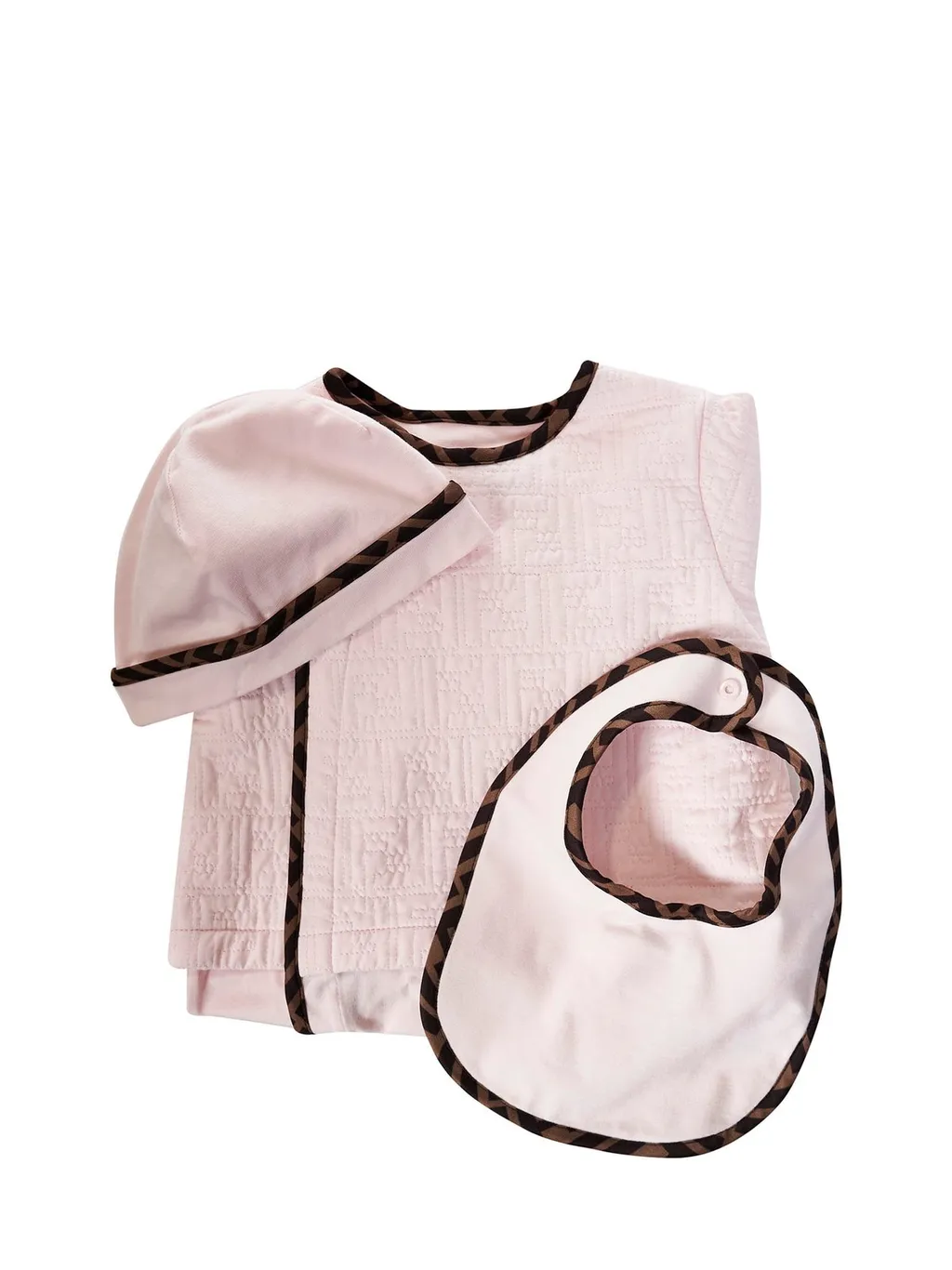 Fendi Kids Ff-Trim Three Pieces Tracksuits