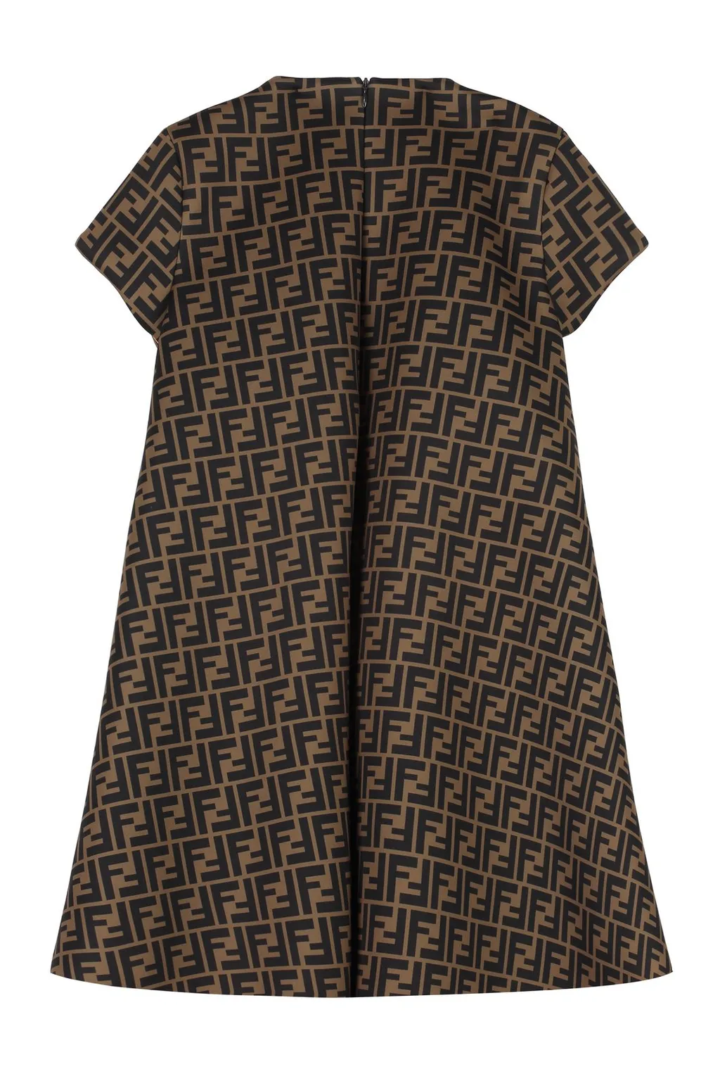 Fendi Kids Ff All-Over Printed Dress