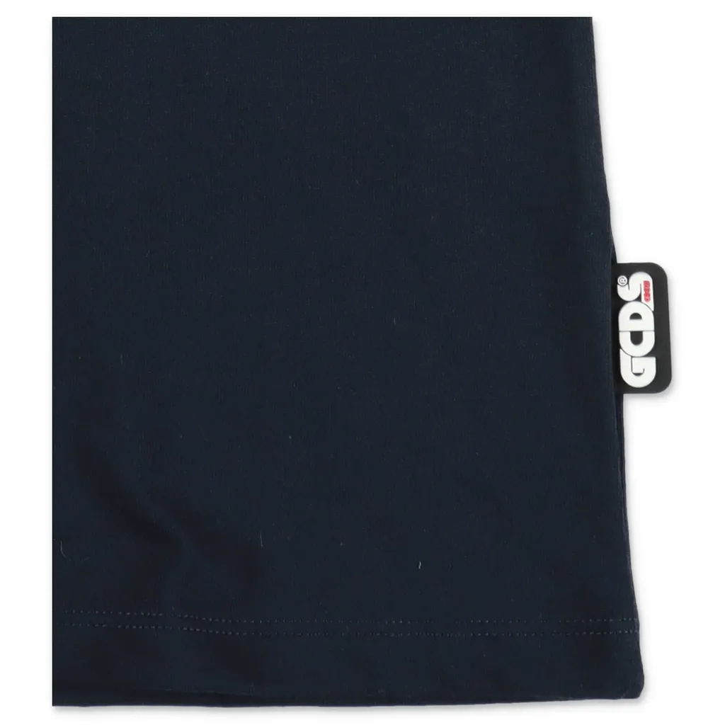 Gcds Kids Logo Embroidered Crewneck T-Shirt