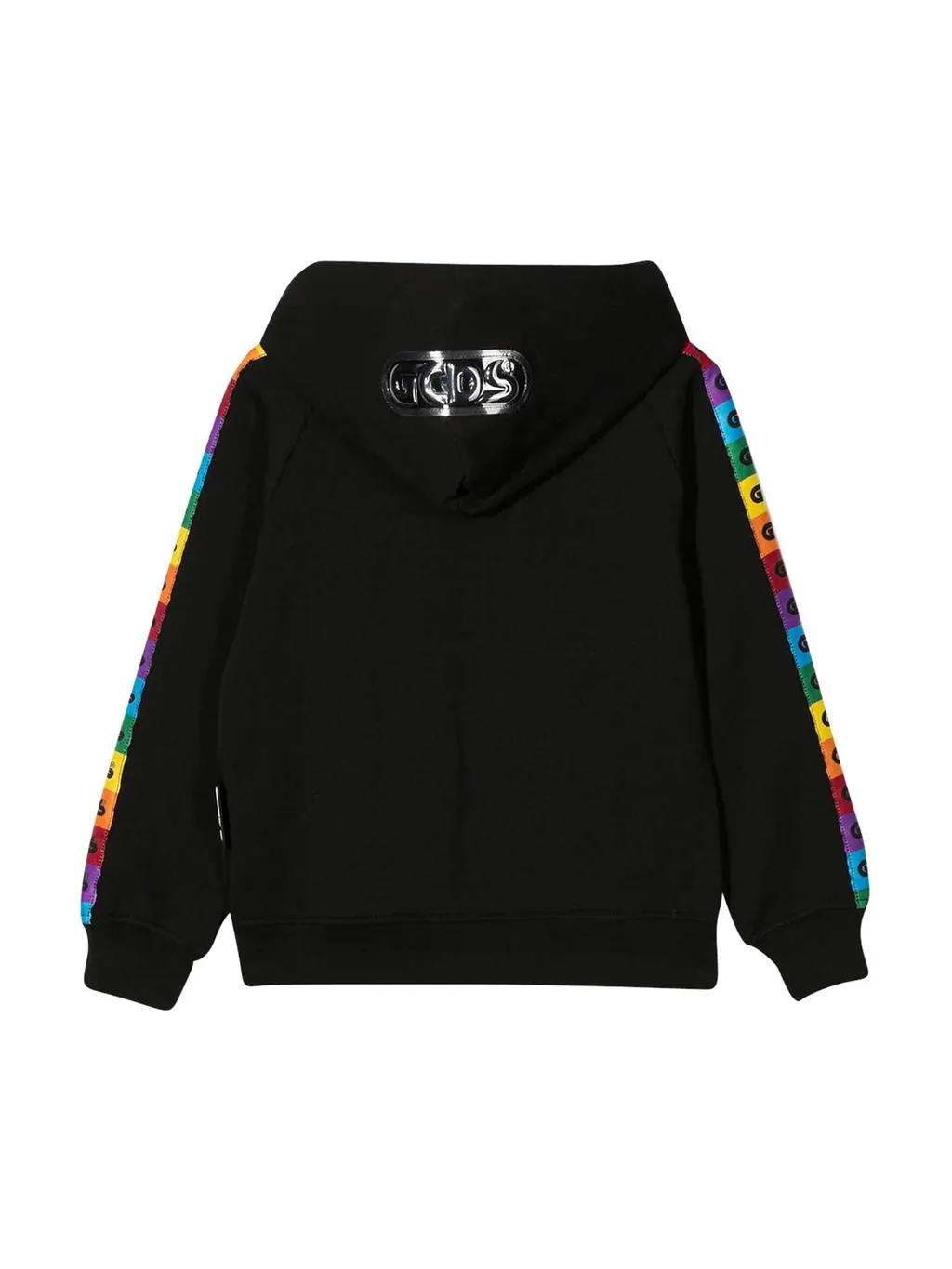 Gcds Kids Rainbow Logo Stripe Hooded Jacket