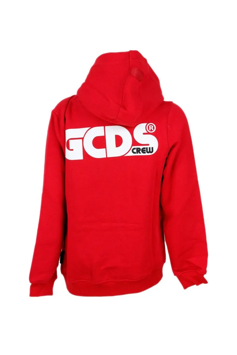 Gcds Kids Long Sleeve Logo-Print Hoodie