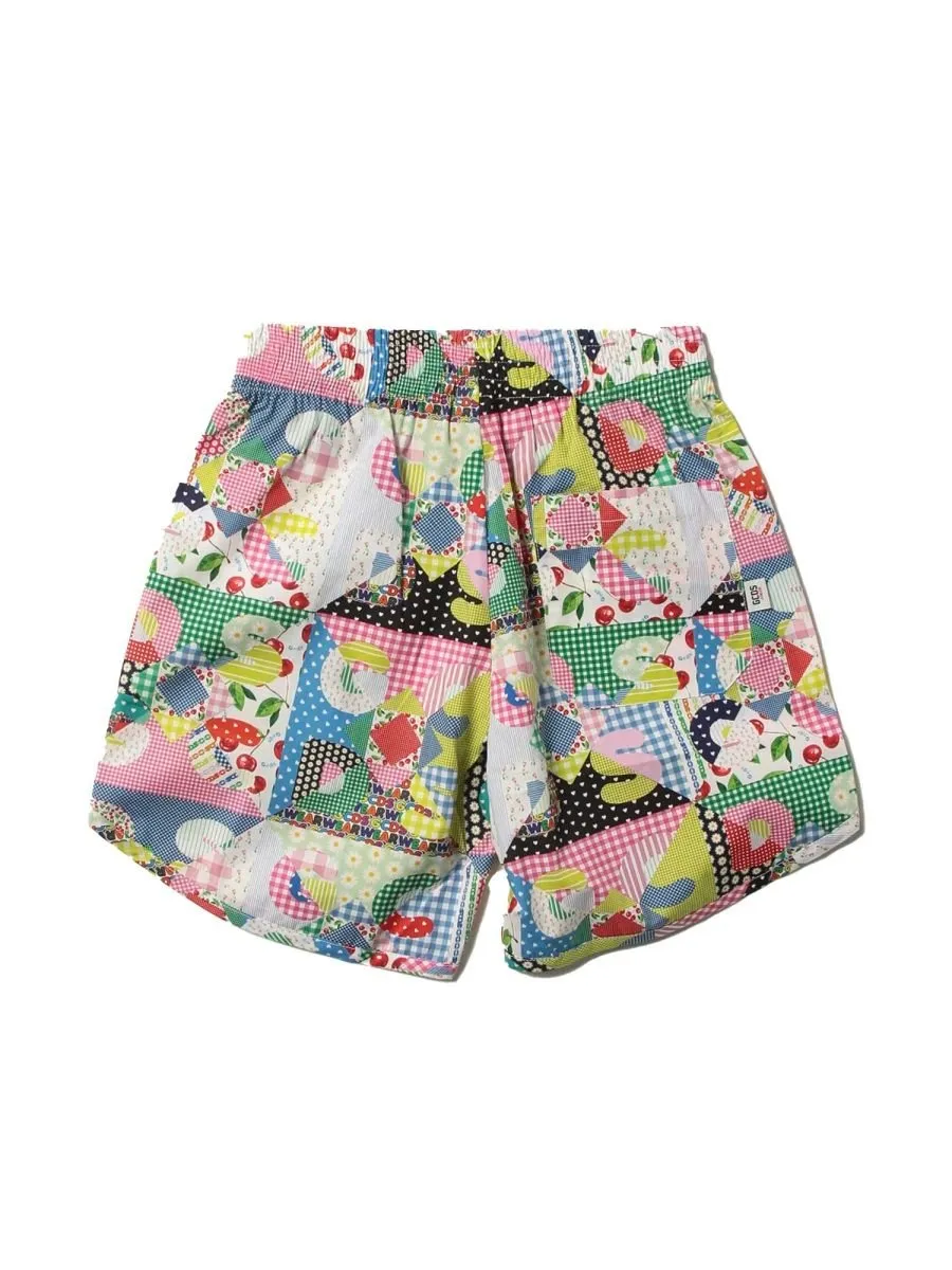 Gcds Kids Patchwork Bermuda Shorts