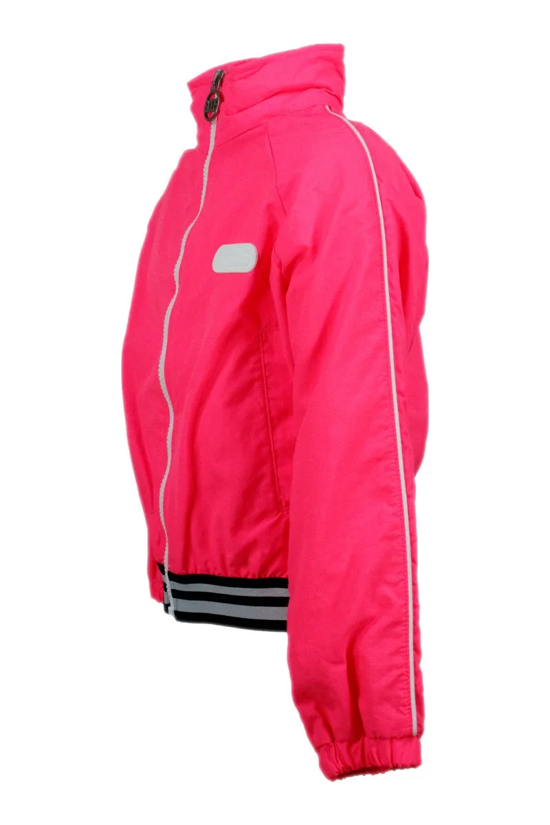 Gcds Kids Logo Printed Striped Hem Track Jacket