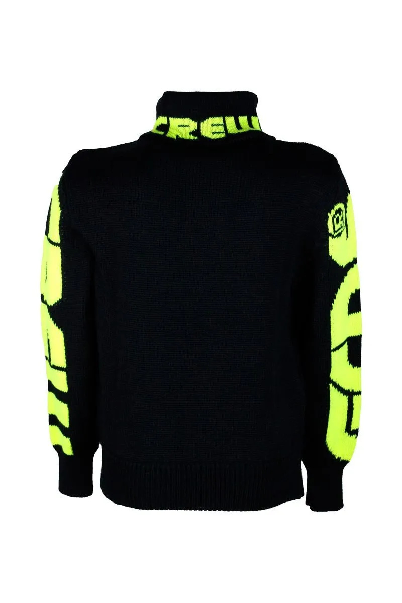 Gcds Kids Logo Intarsia Roll-Neck Jumper