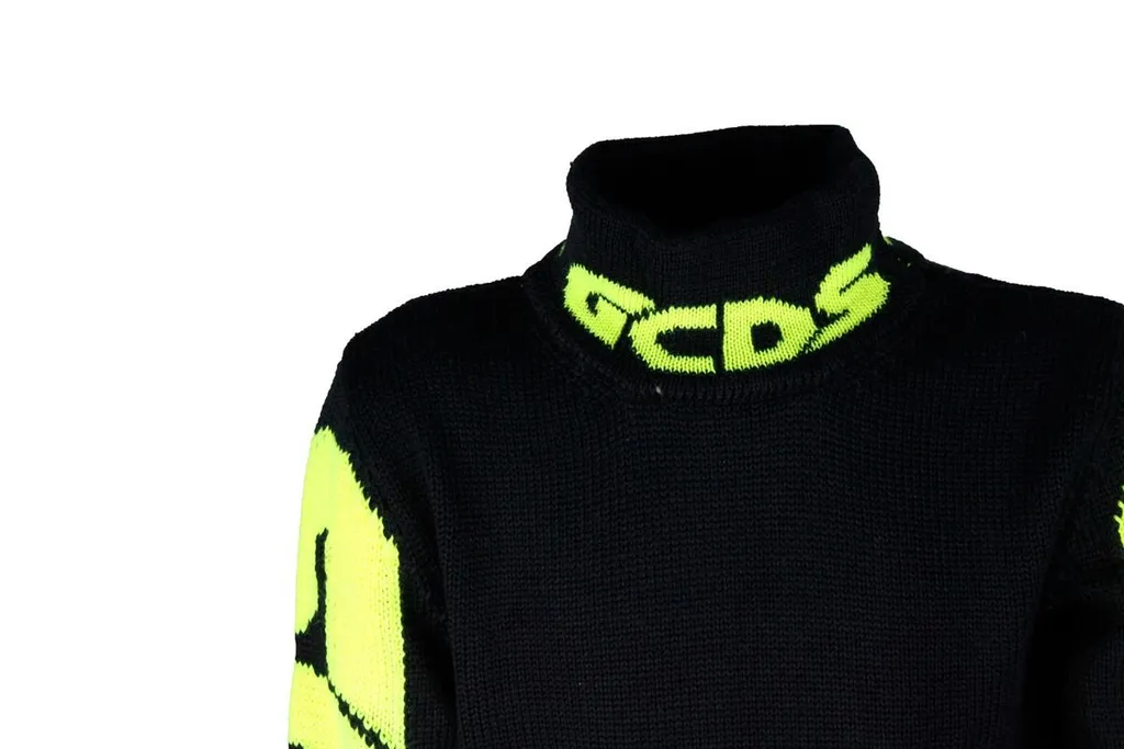 Gcds Kids Logo Intarsia Roll-Neck Jumper