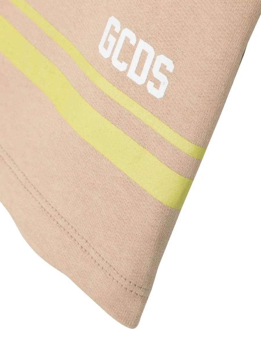 Gcds Kids Striped Bermuda Shorts