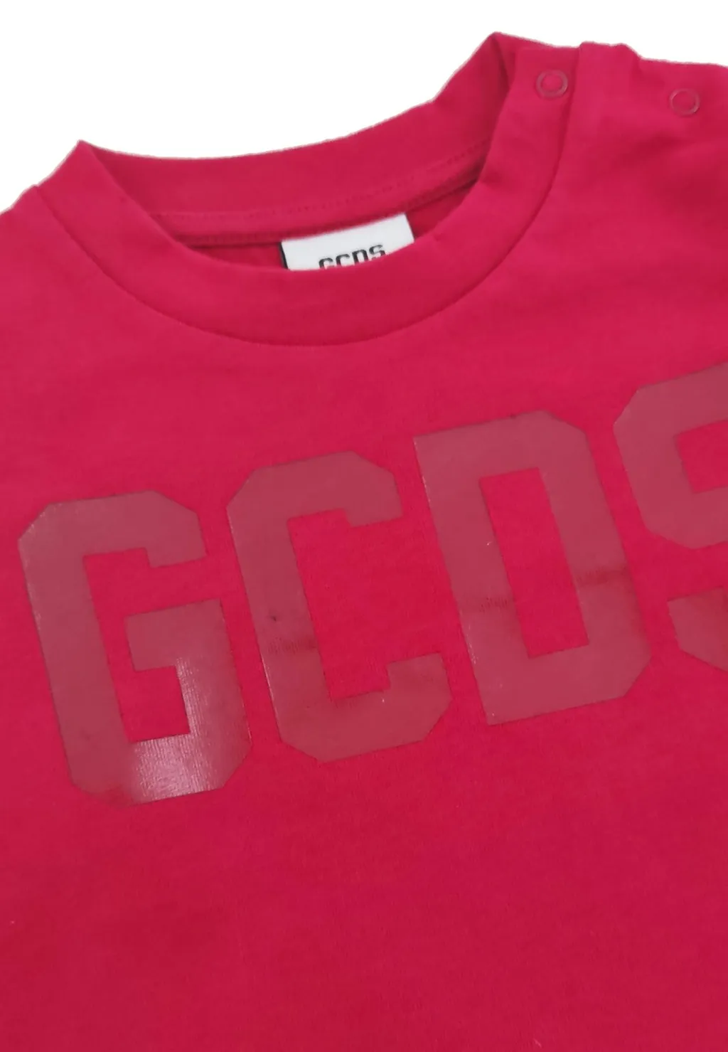 Gcds Kids Logo Printed Crewnenck T-Shirt