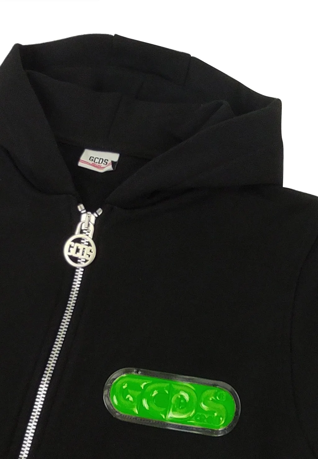 Gcds Kids Long-Sleeved Zip-Up Hoodie