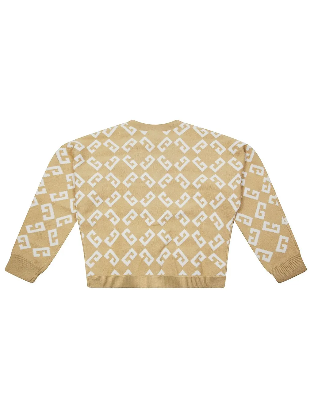 Givenchy Kids Logo-Jacquard V-Neck Cardigan