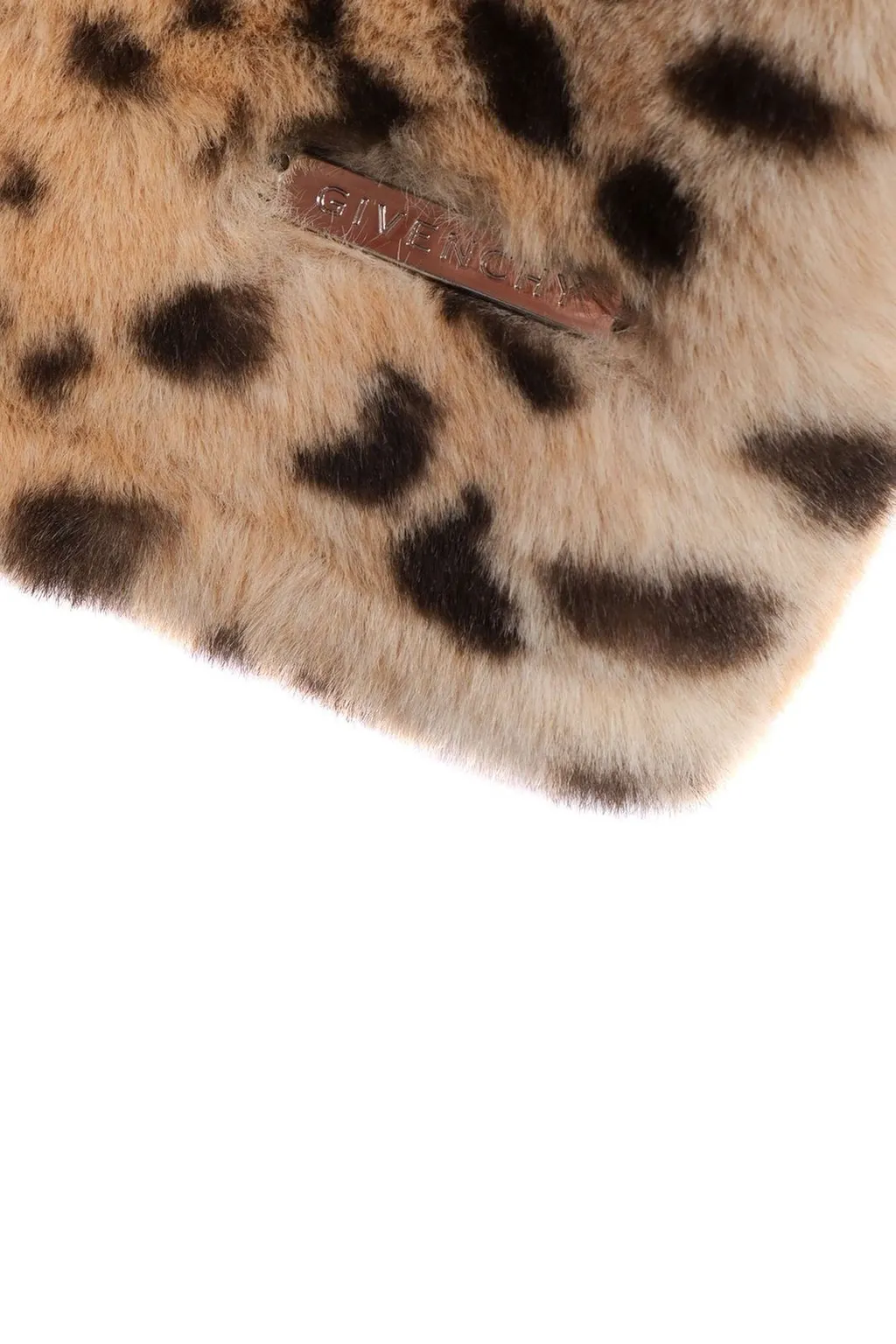 Givenchy Kids Cheetah Print High-Neck Faux-Fur Gilet