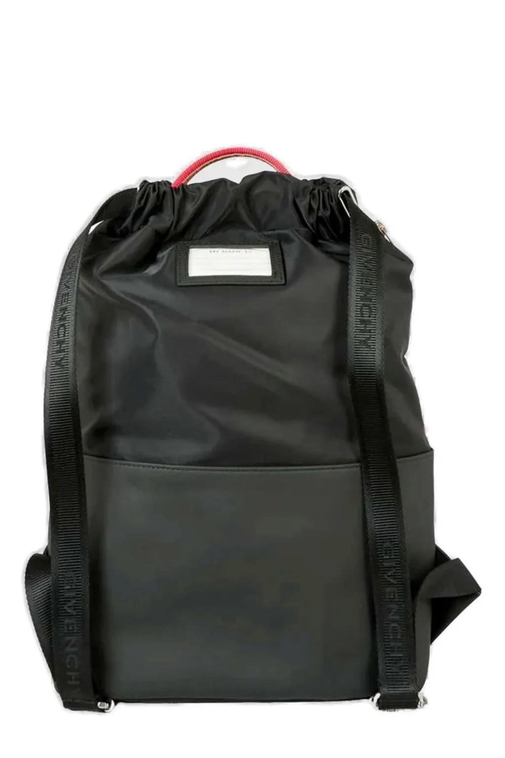 Givenchy Kids Logo Patch Drawstring Backpack