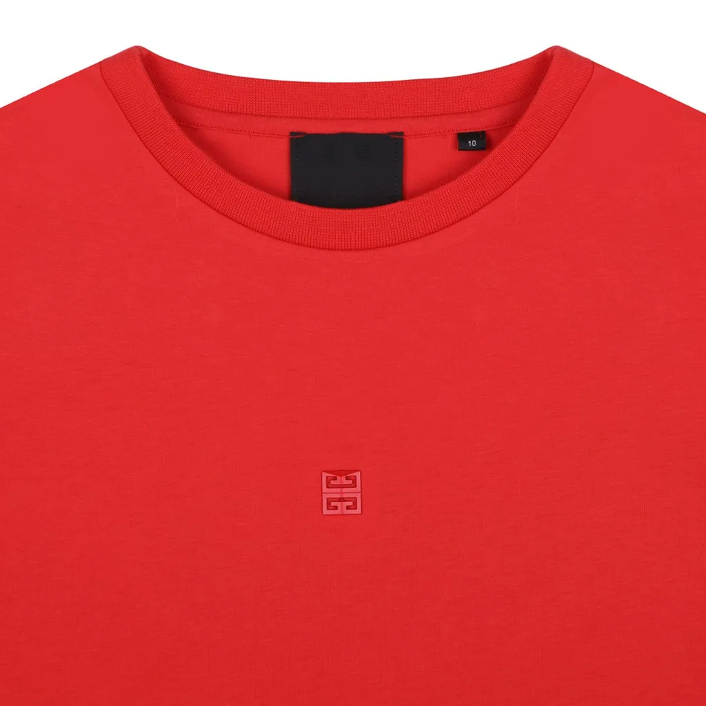 Givenchy Kids Logo Printed Crewneck T-Shirt