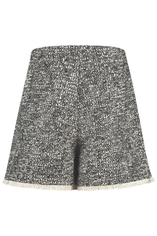 Givenchy Kids Fringed Edge Tweed Shorts